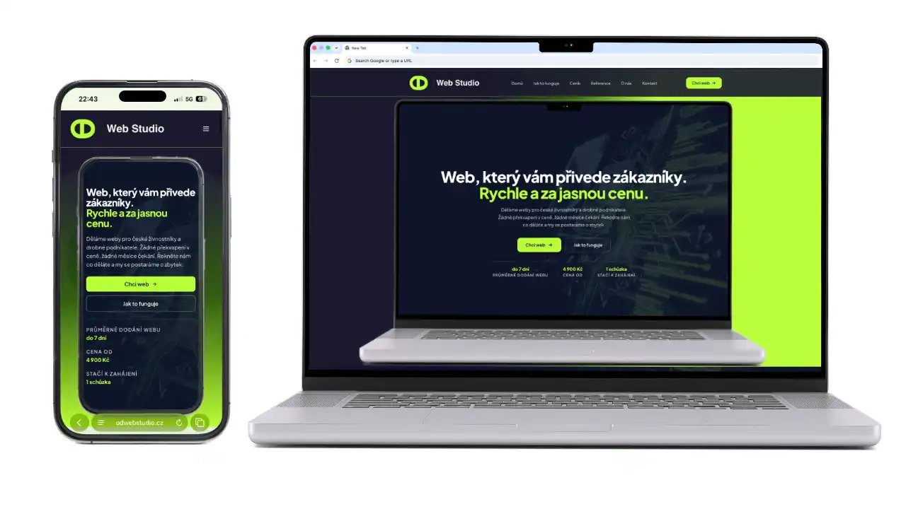 Ukázka webu — OD Web Studio
